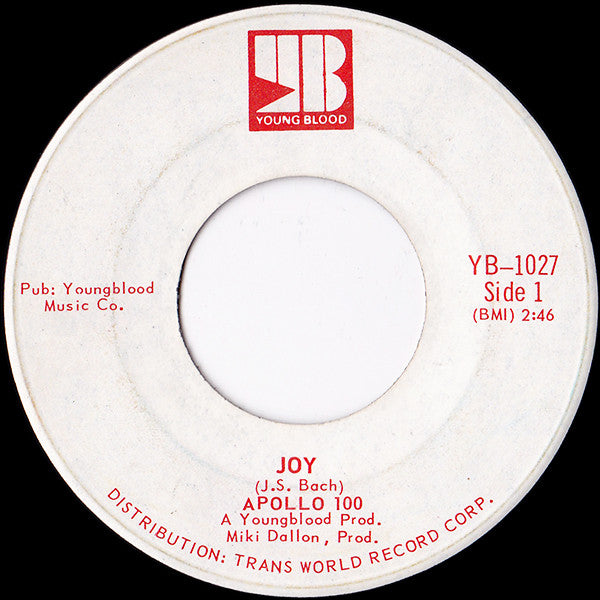 Apollo 100 - Joy / Exercise In A Minor (45-Tours Usagé)