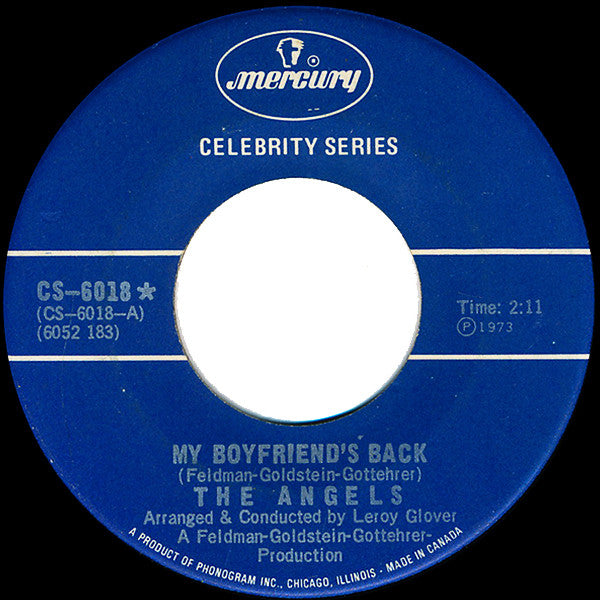 The Angels (3) - My Boyfriends Back / I Adore Him (45-Tours Usagé)