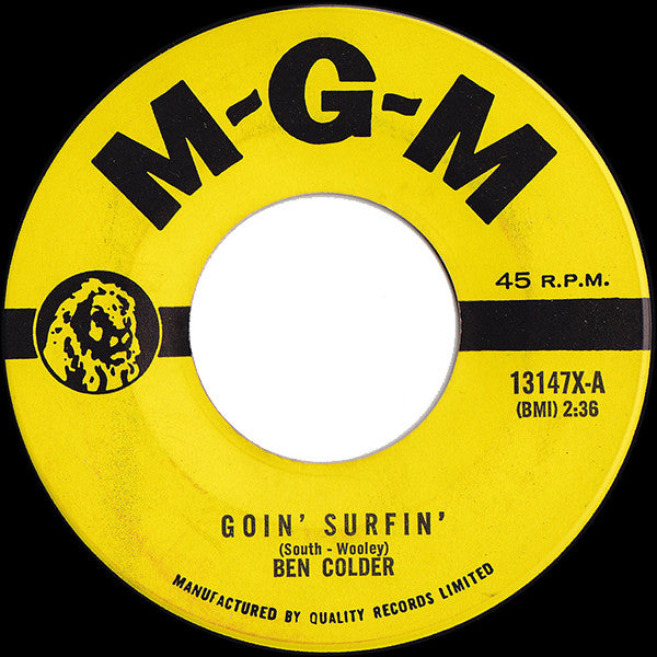 Ben Colder - Goin Surfin / Still No2 (45-Tours Usagé)