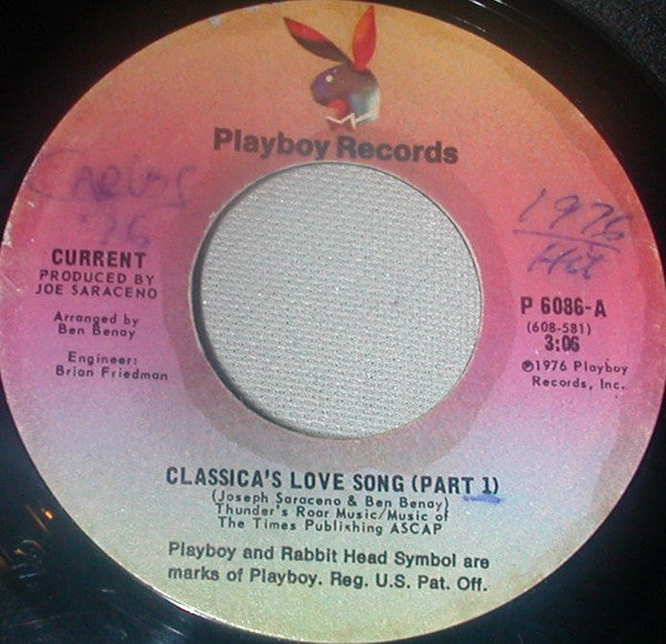 Current (4) - Classicas Love Song (45-Tours Usagé)