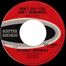 Beverly Bremers - Dont Say You Dont Remember / Get Smart Girl (45-Tours Usagé)