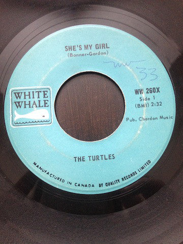 The Turtles - Shes My Girl / Chicken Little Was Right (45-Tours Usagé)