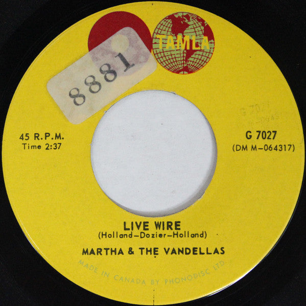 Martha Reeves And The Vandellas - Live Wire (45-Tours Usagé)