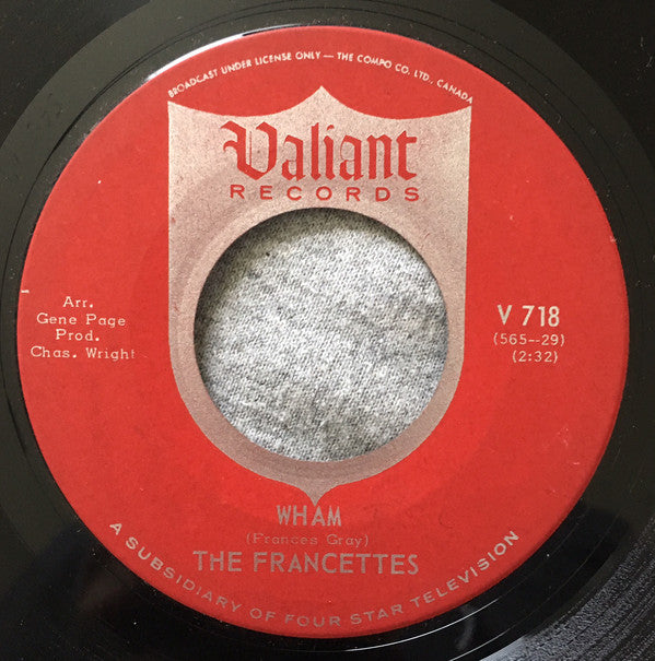 The Francettes - Wham / I Know Him Well (45-Tours Usagé)