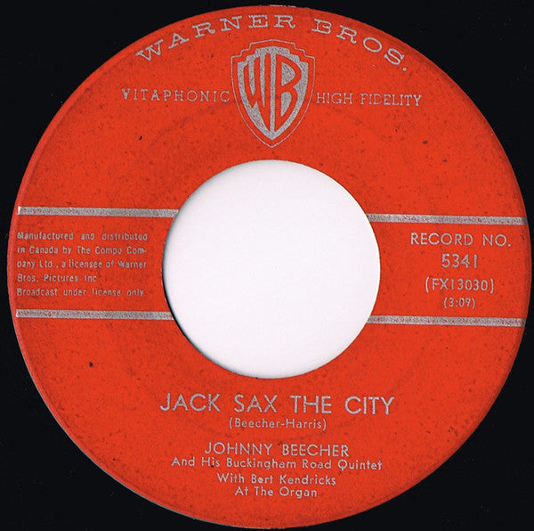 Johnny Beecher And His Buckingham Road Quintet - Sax Fifth Avenue / Jack Sax The City (45-Tours Usagé)