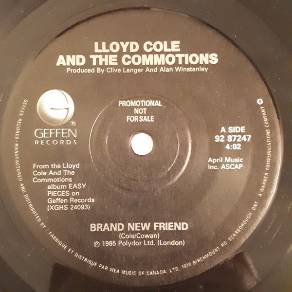 Lloyd Cole And The Commotions - Brand New Friend (45-Tours Usagé)