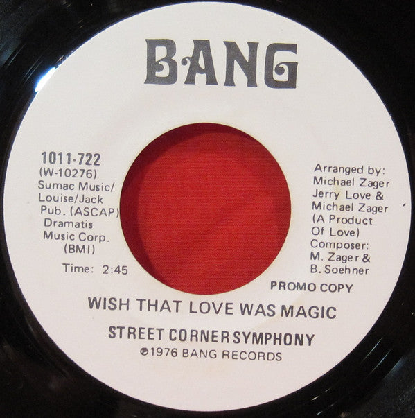 Street Corner Symphony (2) - Wish That Love Was Magic (45-Tours Usagé)