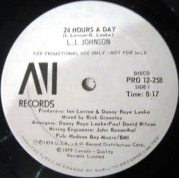 LJ Johnson - 24 Hours a Day (Vinyle Usagé)