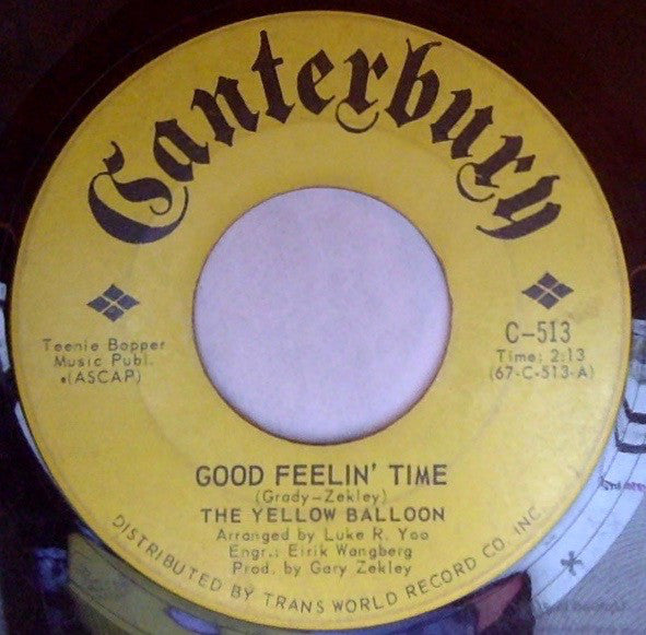 Yellow Balloon - Good Feelin Time (45-Tours Usagé)