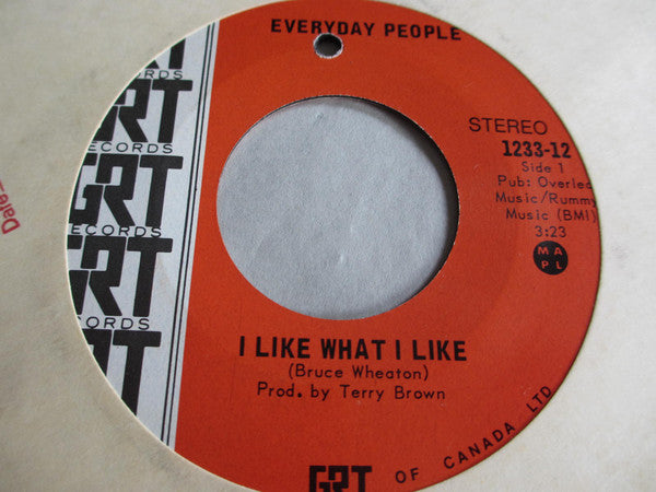 Everyday People (4) - I Like What I Like (45-Tours Usagé)