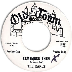 The Earls - Remember Then (45-Tours Usagé)