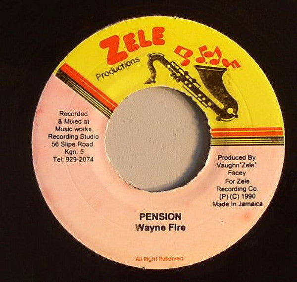 Wayne Fire - Pension (45-Tours Usagé)