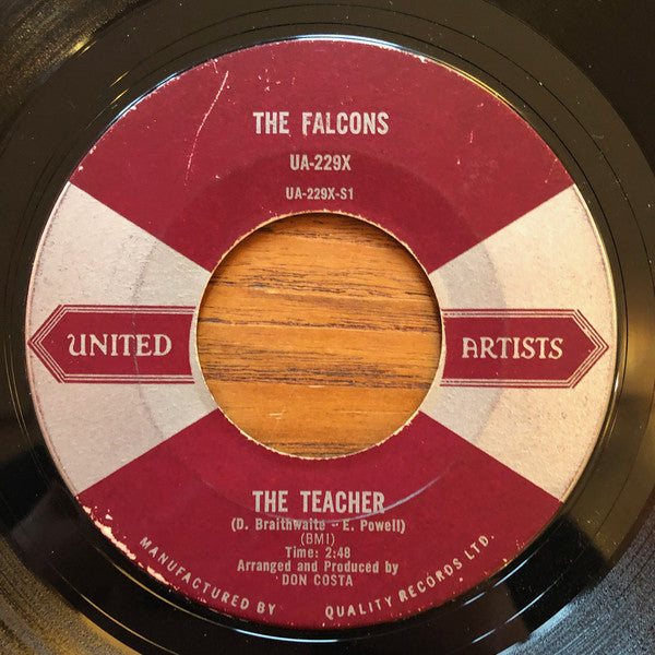 The Falcons - The Teacher / Waiting For You (45-Tours Usagé)