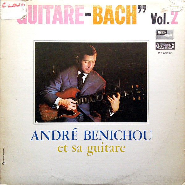 Andre Benichou - Guitare Bach Vol 2 (Vinyle Usagé)