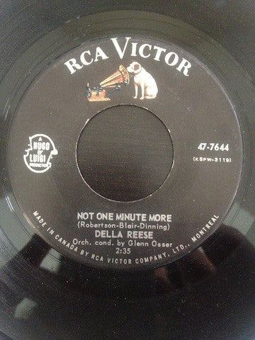Della Reese - Not One Minute More/youre My Love (45-Tours Usagé)