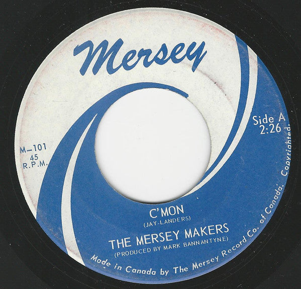 The Mersey Makers - Cmon (45-Tours Usagé)