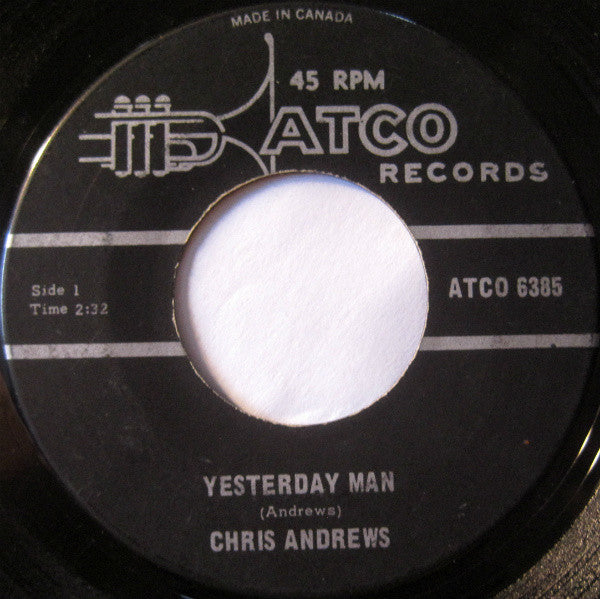 Chris Andrews (3) - Yesterday Man (45-Tours Usagé)