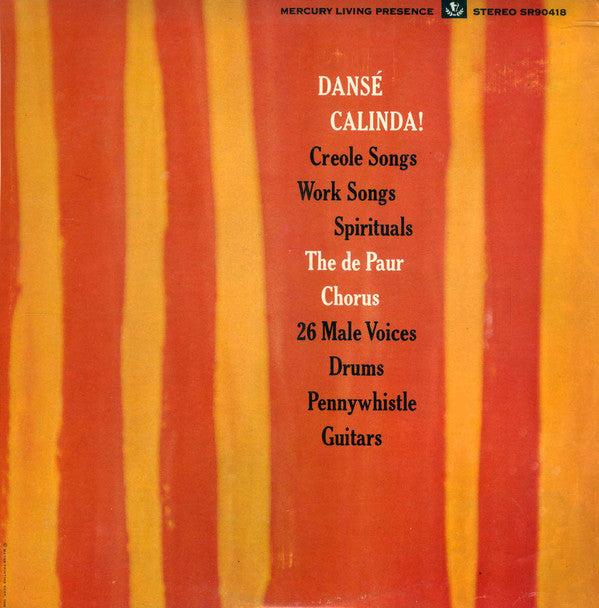 De Paur Chorus - Danse Calinda Creole Songs Work Songs Spirituals (Vinyle Usagé)