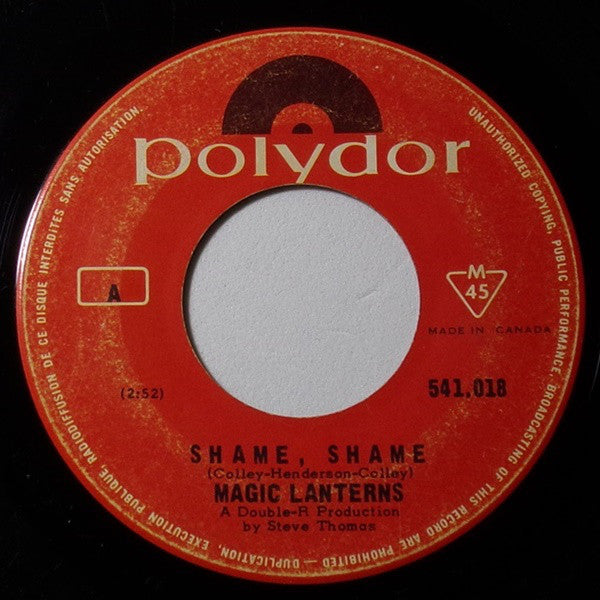 Magic Lanterns - Shame Shame (45-Tours Usagé)