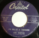 Hank Thompson And His Brazos Valley Boys - Ive Run Out Of Tomorrows (45-Tours Usagé)