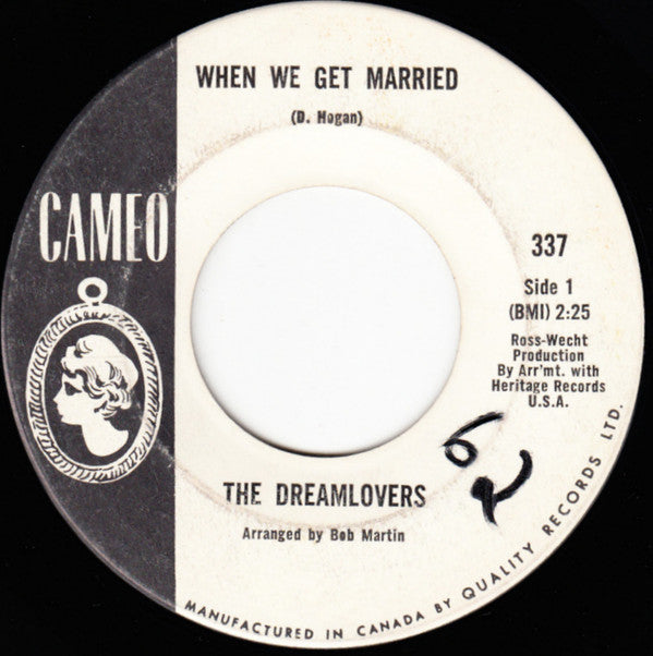 The Dreamlovers - When We Get Married / Just Because (45-Tours Usagé)