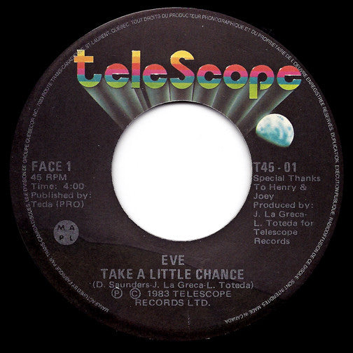 Eve (6) - Take A Little Chance (45-Tours Usagé)