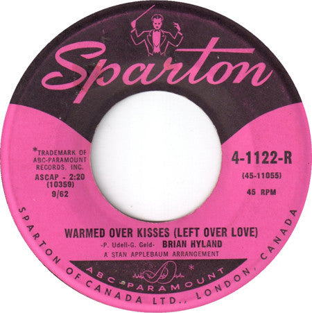 Brian Hyland - Warmed Over Kisses (left Over Love) (45-Tours Usagé)