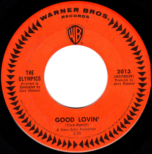 The Olympics - Good Lovin (45-Tours Usagé)