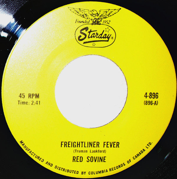 Red Sovine - Freightliner Fever (45-Tours Usagé)