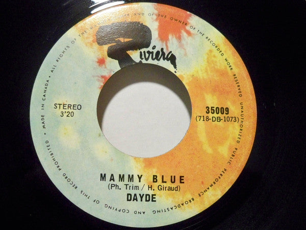 Joel Dayde - Mamy Blue (45-Tours Usagé)