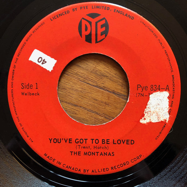 Montanas - Youve Got To Be Loved (45-Tours Usagé)