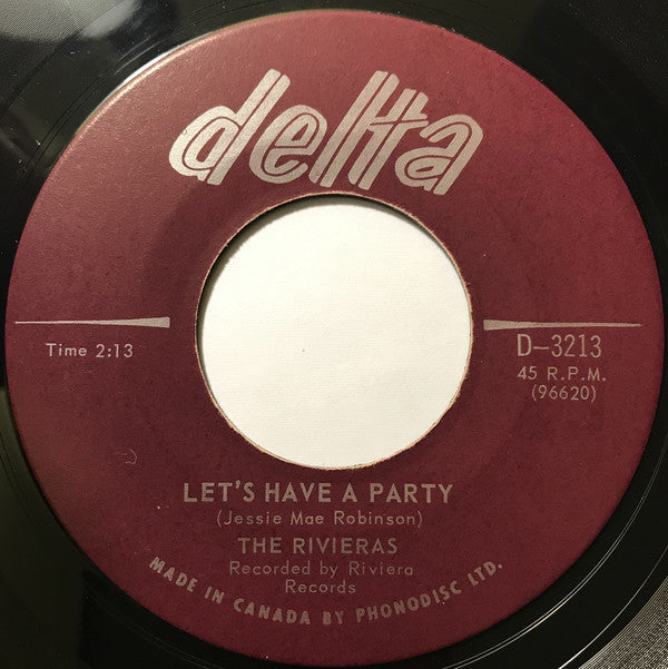 The Rivieras - Lets Have A Party (45-Tours Usagé)