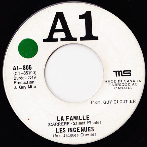 Les Ingenues - La Famille (45-Tours Usagé)