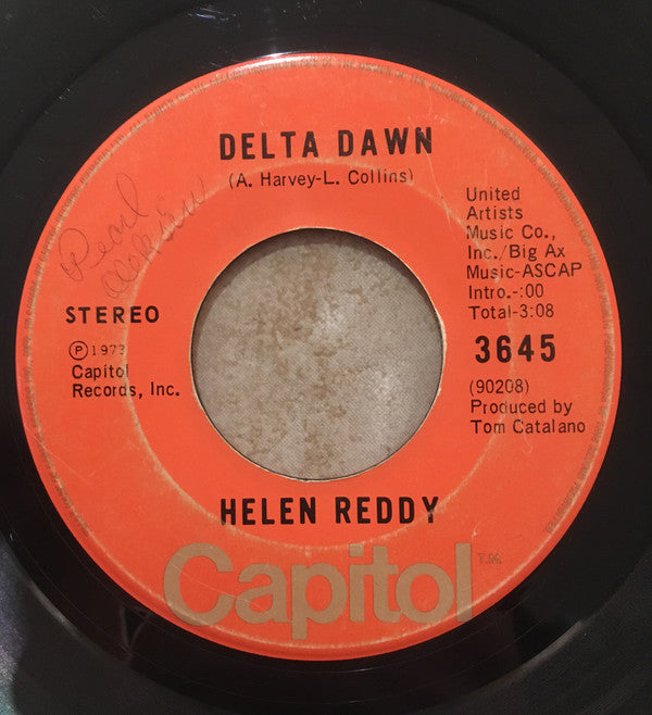 Helen Reddy - Delta Dawn (45-Tours Usagé)