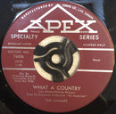 The Champs - What A Country (45-Tours Usagé)