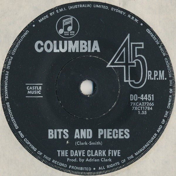 The Dave Clark Five - Bits And Pieces (45-Tours Usagé)