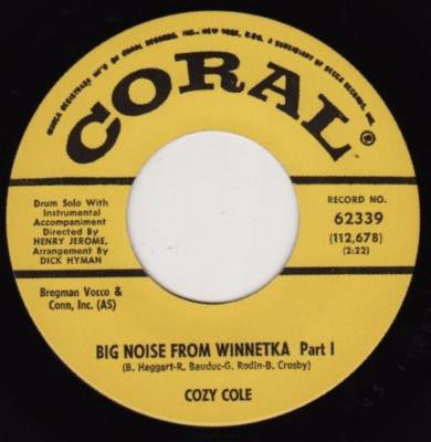 Cozy Cole - Big Noise From Winnetka (45-Tours Usagé)