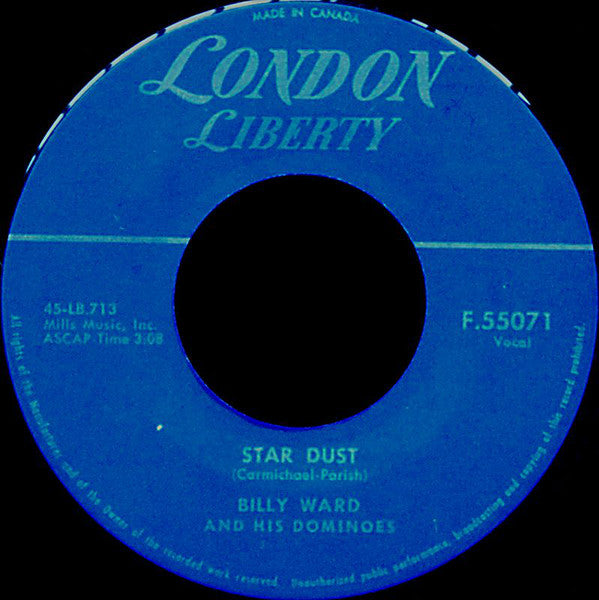 Billy Ward And His Dominoes - Star Dust / Lucinda (45-Tours Usagé)