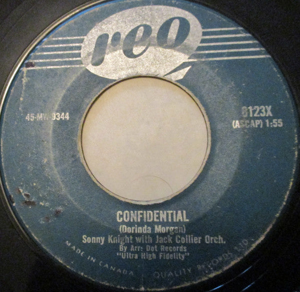 Sonny Knight - Confidential (45-Tours Usagé)