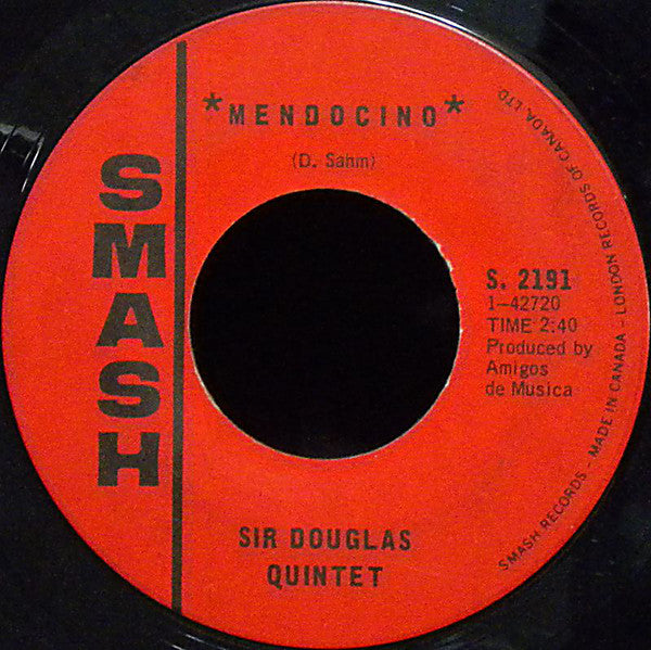 Sir Douglas Quintet - Mendocino (45-Tours Usagé)