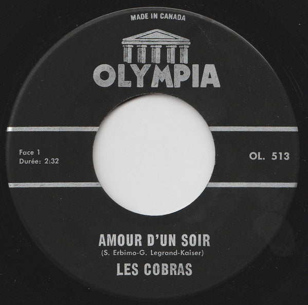 Les Cobras - Amour Dun Soir (45-Tours Usagé)