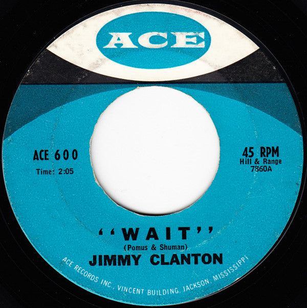 Jimmy Clanton - Wait / Come Back (45-Tours Usagé)