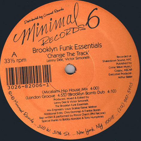 Brooklyn Funk Essentials (2) - Change The Track (Vinyle Usagé)