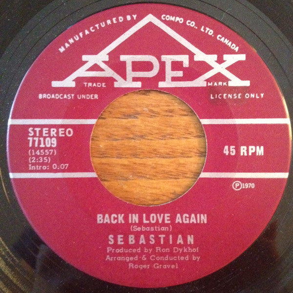 Sebastian (50) - Back In Love Again (45-Tours Usagé)