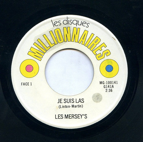 Les Merseys - Je Suis Las / Mexico (45-Tours Usagé)