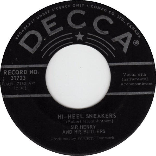 Sir Henry And His Butlers - Hi-heel Sneakers / Lets Go (45-Tours Usagé)