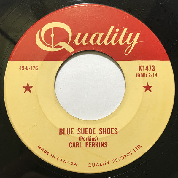 Carl Perkins - Blue Suede Shoes / Honey Dont! (45-Tours Usagé)