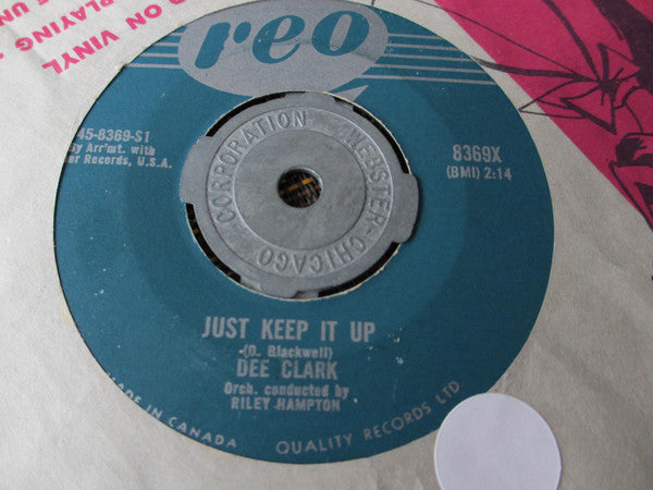 Dee Clark - Just Keep It Up (45-Tours Usagé)