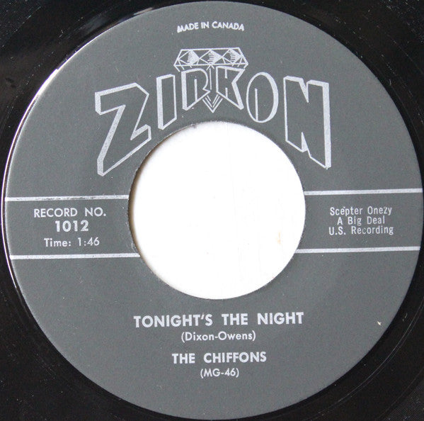 The Chiffons (2) - Tonights The Night (45-Tours Usagé)