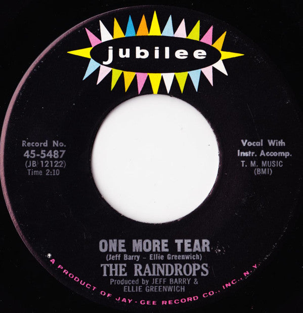 The Raindrops - One More Tear / Another Boy Like Mine (45-Tours Usagé)